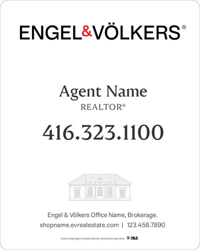 Engel & Völkers - For Sale Sign - 24x30