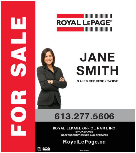 Royal LePage - For Sale Sign - 32x36 with Photo