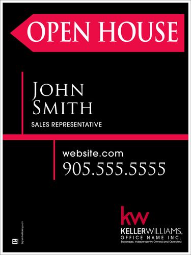 KW - Sandwich Board - Black - 24x32