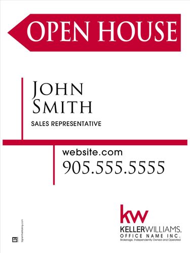 KW - Sandwich Board - White - 24x32