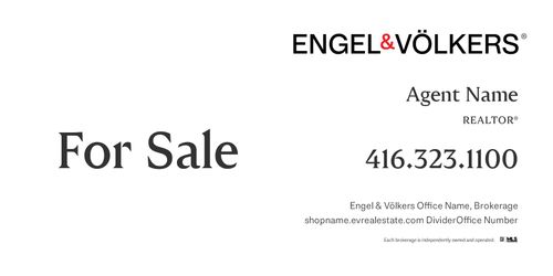 Engel & Völkers - For Sale Lawn Sign - 24x12