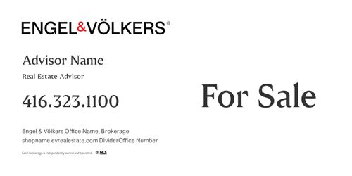 Engel & Völkers - For Sale Lawn Sign - 24x12