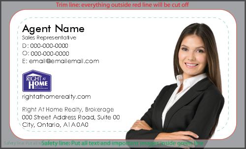 Right At Home - Business Card - Style 02 (With Photo)