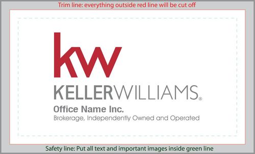 Keller Williams Business Cards - Style 02 (With Photo)