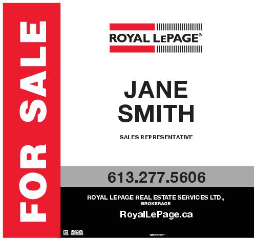 Royal LePage For Sale Sign - 32x30 Corporate