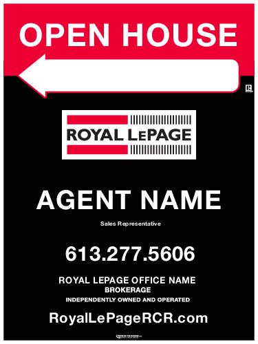 Royal LePage - Sandwich Board - 18x24 - Black Standard