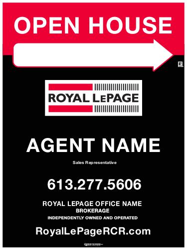 Royal LePage - Sandwich Board - 18x24 - Black Standard
