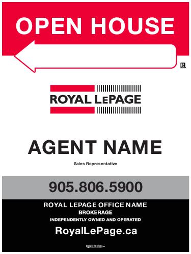 Royal LePage - Sandwich Board - 24x32 - White Standard