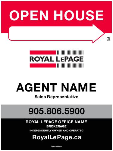 Royal LePage - Sandwich Board - 24x32 - White Standard