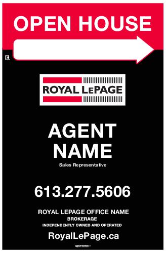Royal LePage - Sandwich Board - 19x29 - White Standard