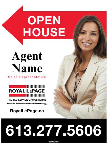 Royal LePage - Sandwich Board - 18x24 - Classic with Photo