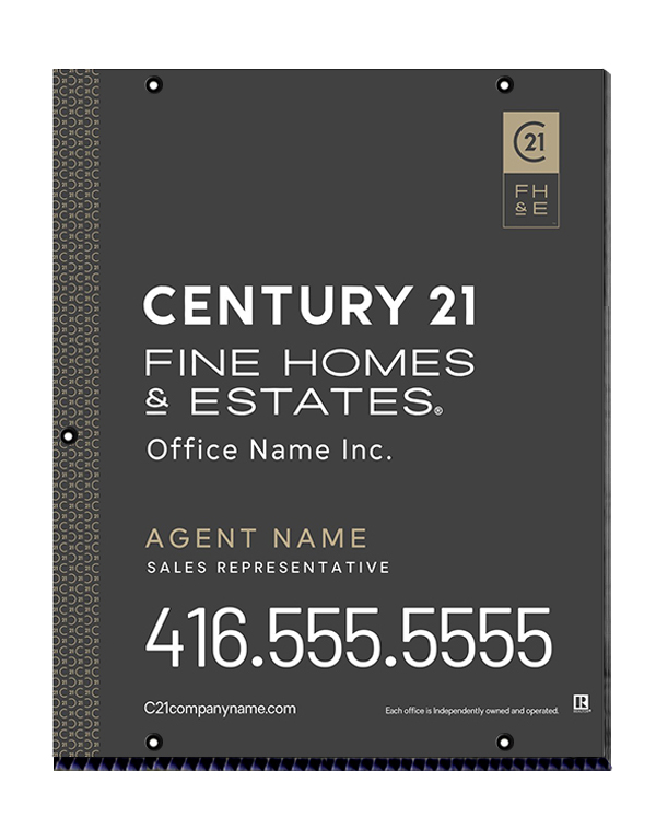 Century 21- For Sale Sign - Fine Homes & Estates