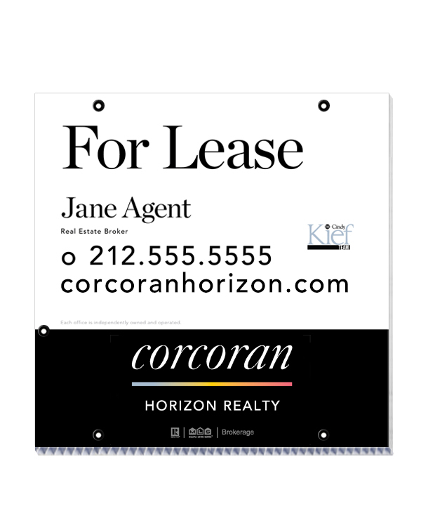 Corcoran Horizon Realty For Sale Sign