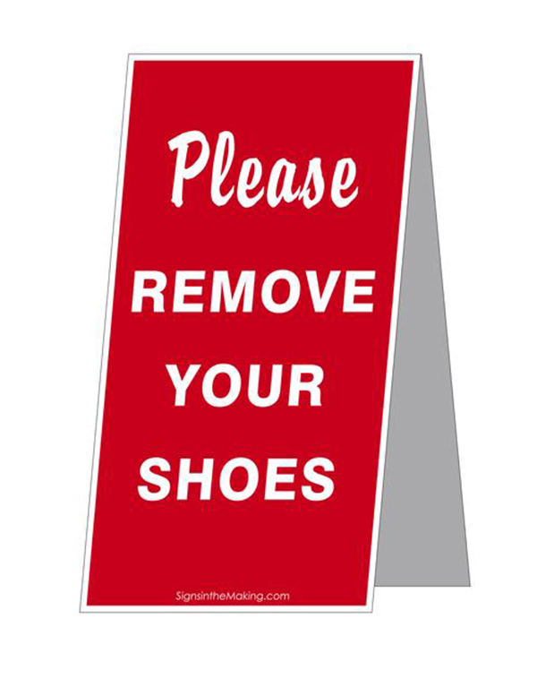 Coro Tent - Please Remove your Shoes