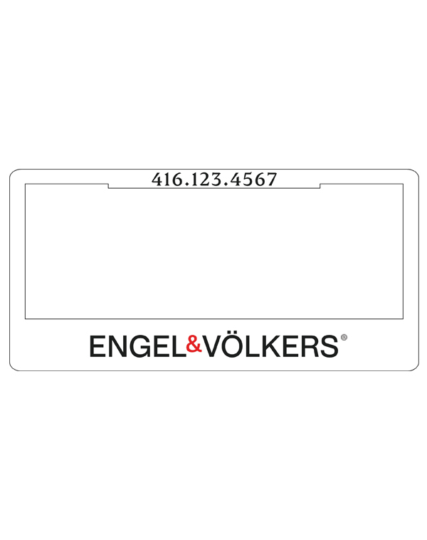 Engel & Völkers - License Plate Cover