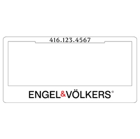Engel & Völkers - License Plate Cover
