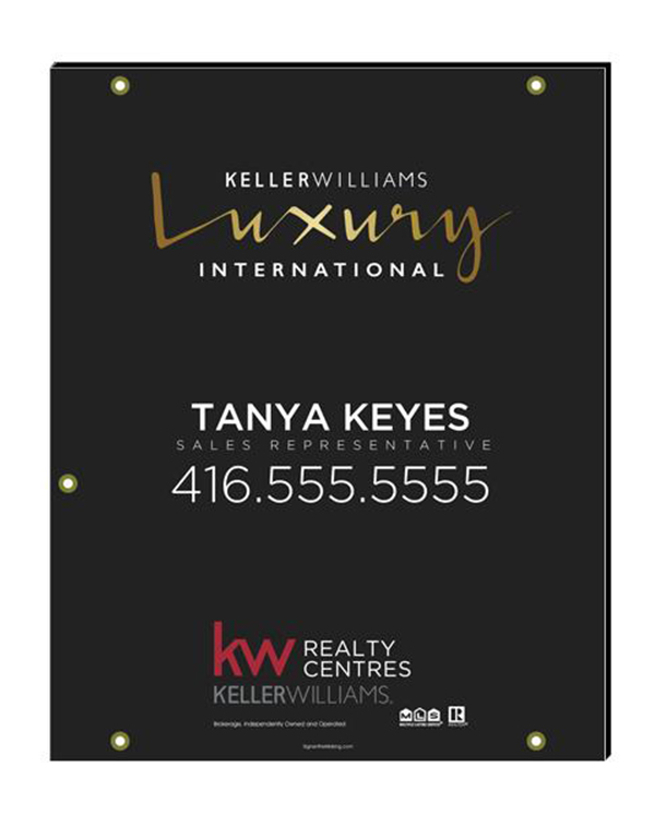 KW Luxury International For Sale Sign
