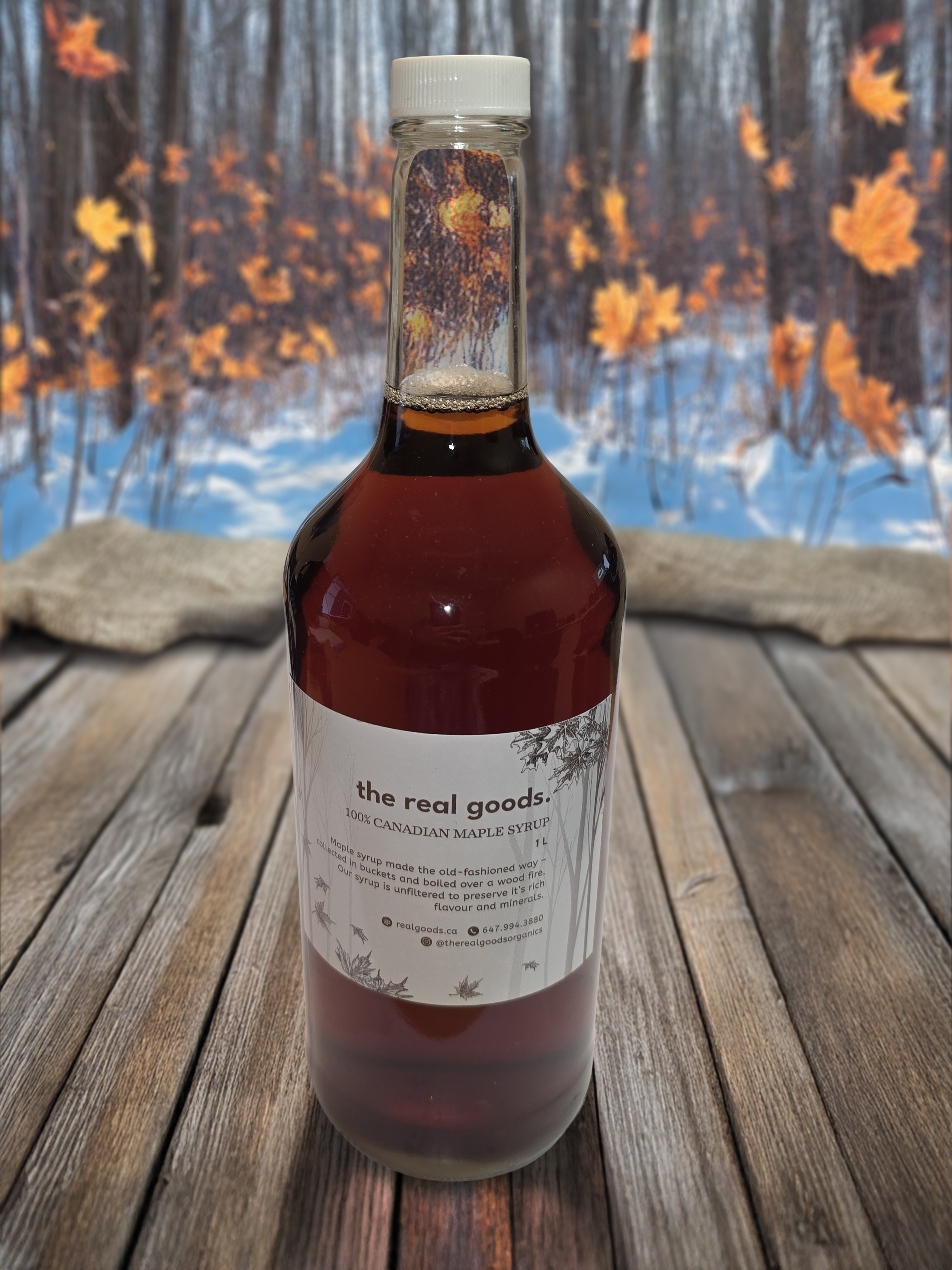 Maple Syrup - Large Bottle - the real goods.