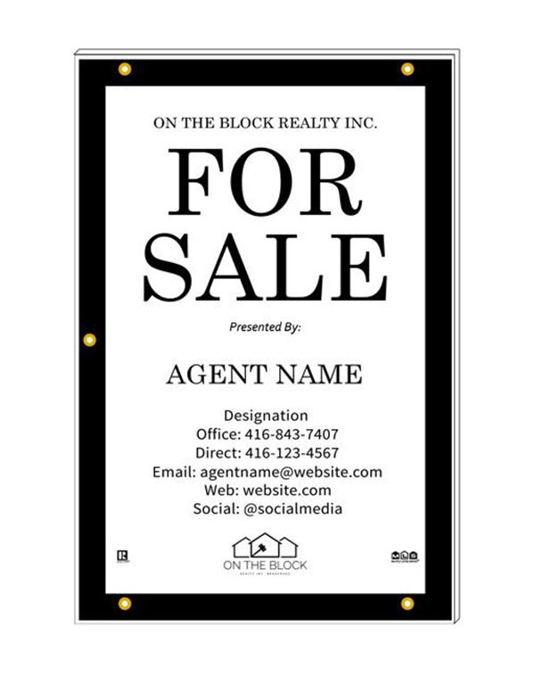 On The Block - For Sale Sign
