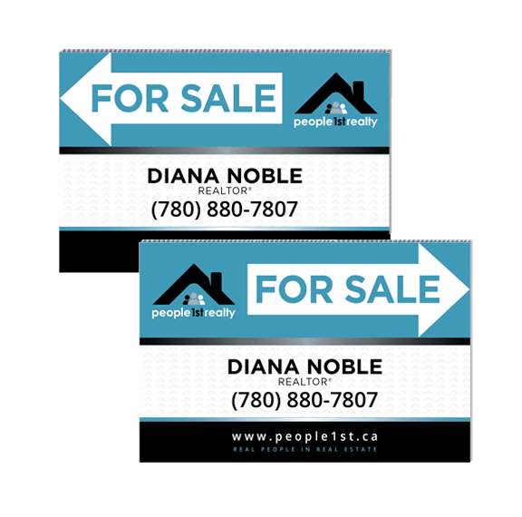 People 1st Realty Directional Signs - 18x12