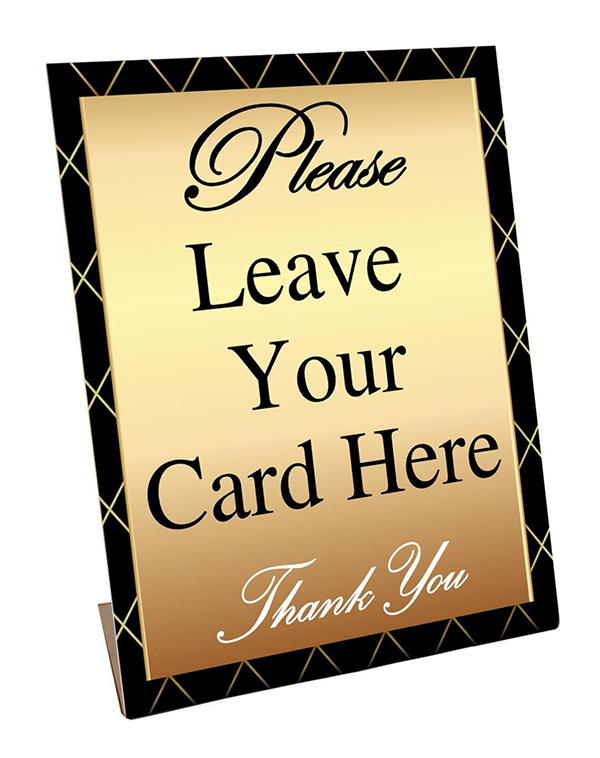 Standup - Please Leave Your Card, Gold