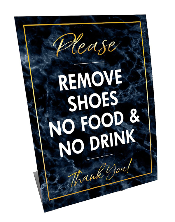 Standup - Please Remove Shoes & No Food or Drink, Marble