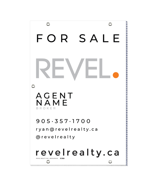 REVEL Realty For Sale Sign