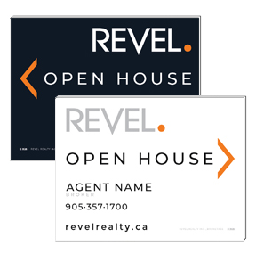 REVEL Realty Open House Inserts (Set of 2)