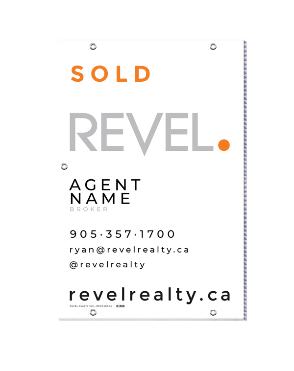 REVEL Realty SOLD Sign