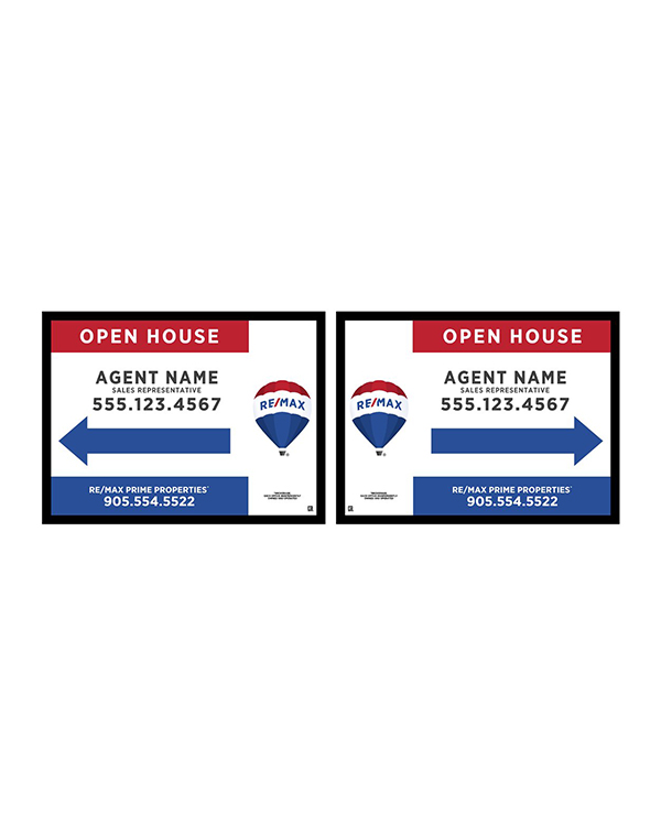 RE/MAX® - A-Frame Open House Inserts (Sets of 2)