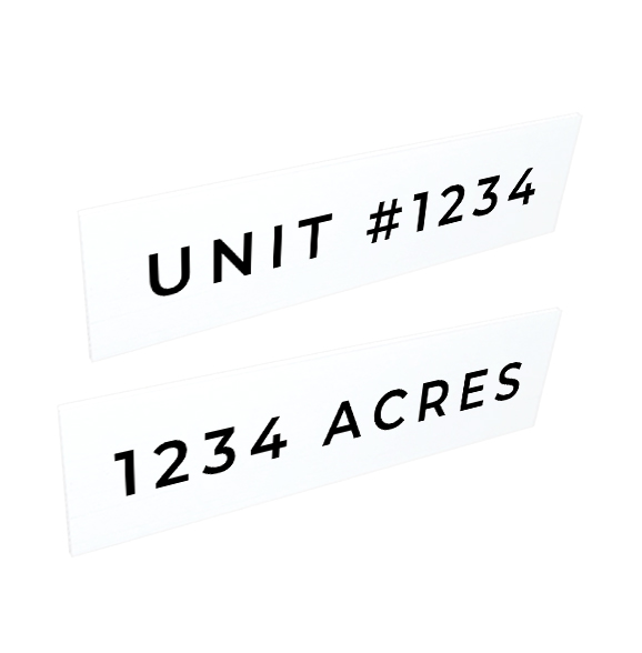 REVEL Realty Top Rider / Acres or Unit (White)