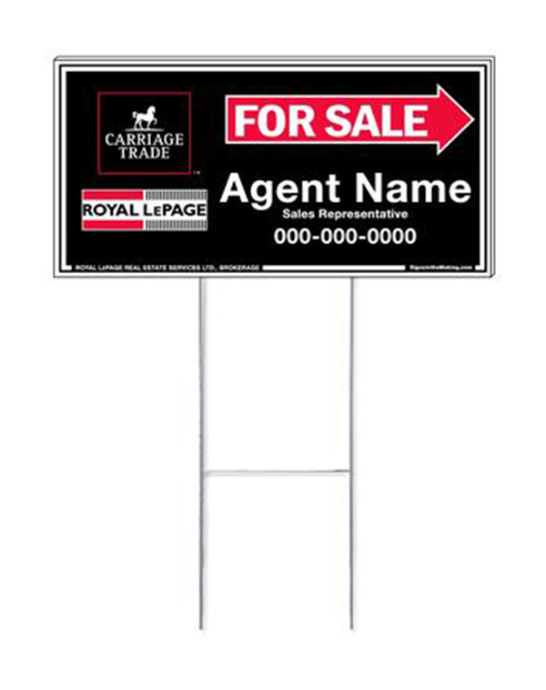 Royal LePage Carriage Trade - Directional Signs, Personalized