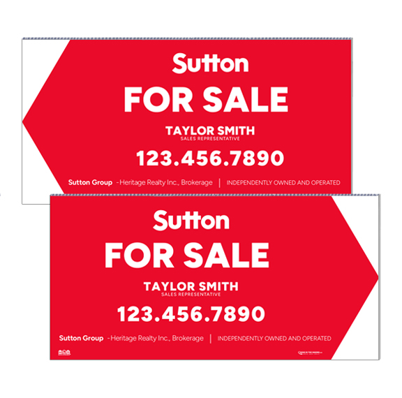 Sutton - Directional Signs, Personalized