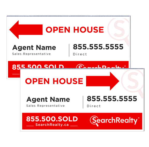 Search Realty - Directional Signs, Personalized