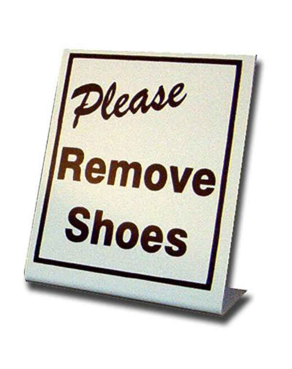 Standup - Please Remove Shoes - Plain