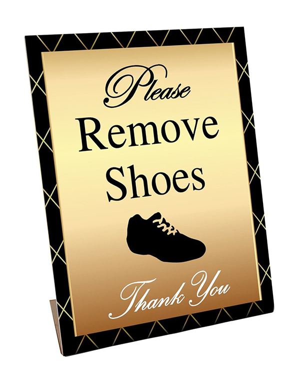 Standup - Please Remove Shoes, Gold