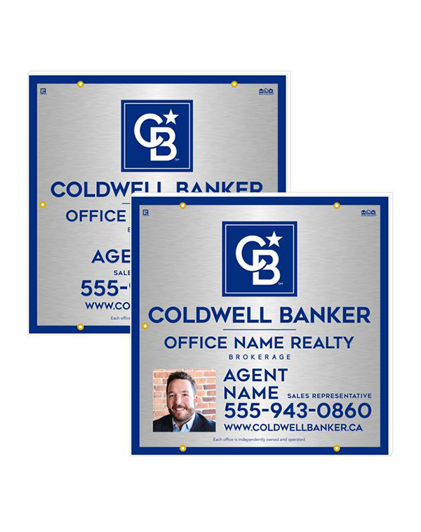 Coldwell Banker - For Sale Sign, Silver
