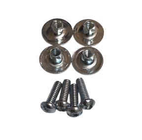 4 pack of T nuts and Screws