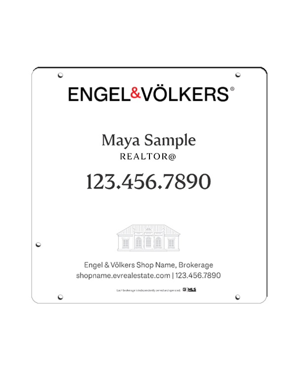 Engel & Völkers - For Sale Sign 1