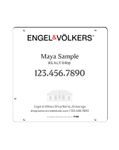 Engel & Völkers - For Sale Sign 1
