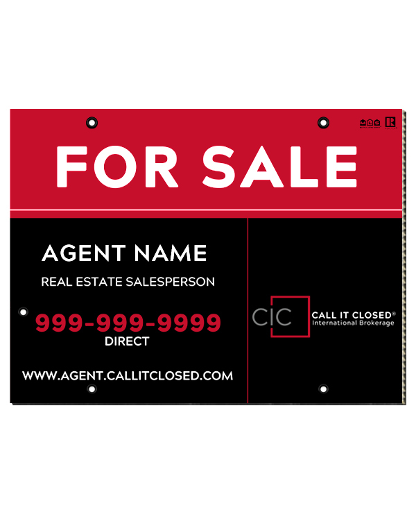 Call It Closed - For Sale Sign 2