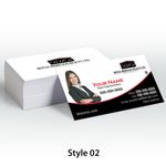 royal heritage business cards with photo