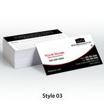 royal heritage business cards with notes