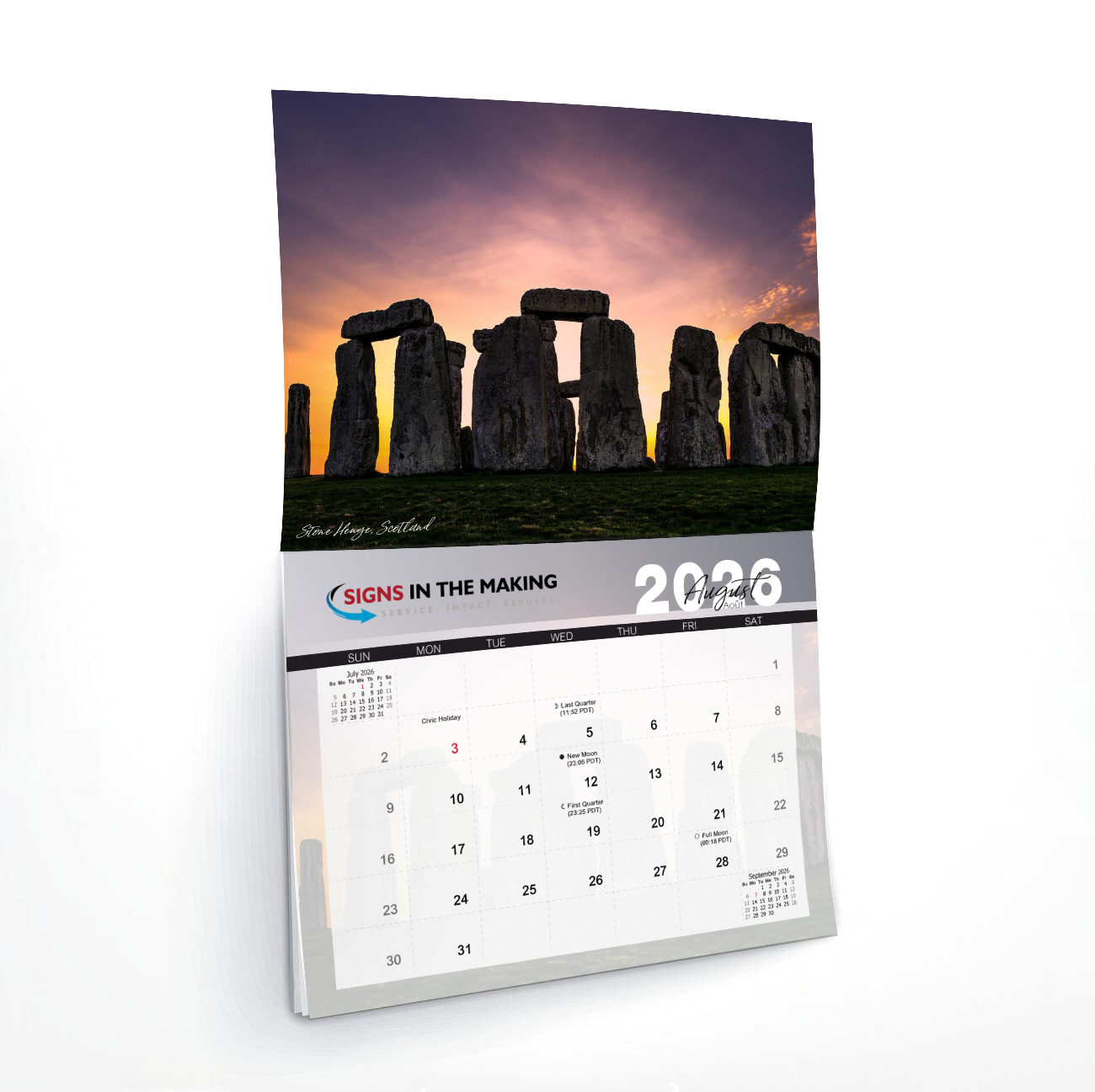 Custom Wall Calendar 3