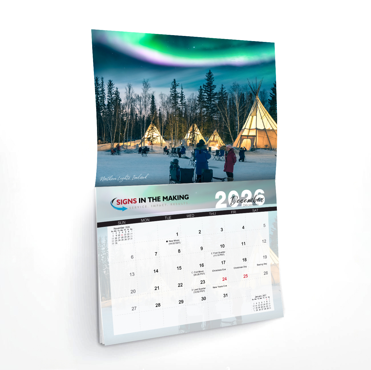Custom Wall Calendar 4