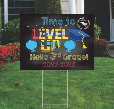 PS 58 3rd Grade Hello Graduation Yard Signs