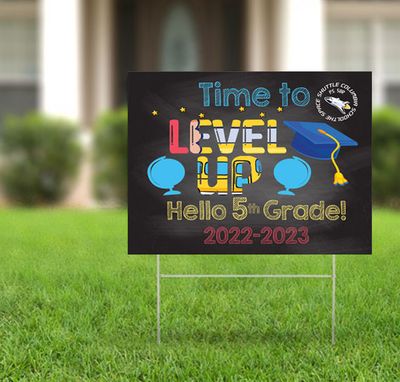 PS 58 5th Grade Hello Graduation Yard Signs