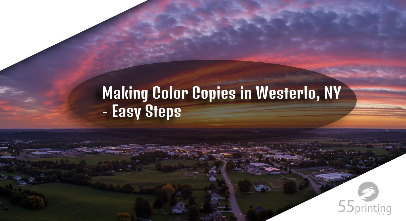 Making Color Copies in Westerlo, NY - Easy Steps