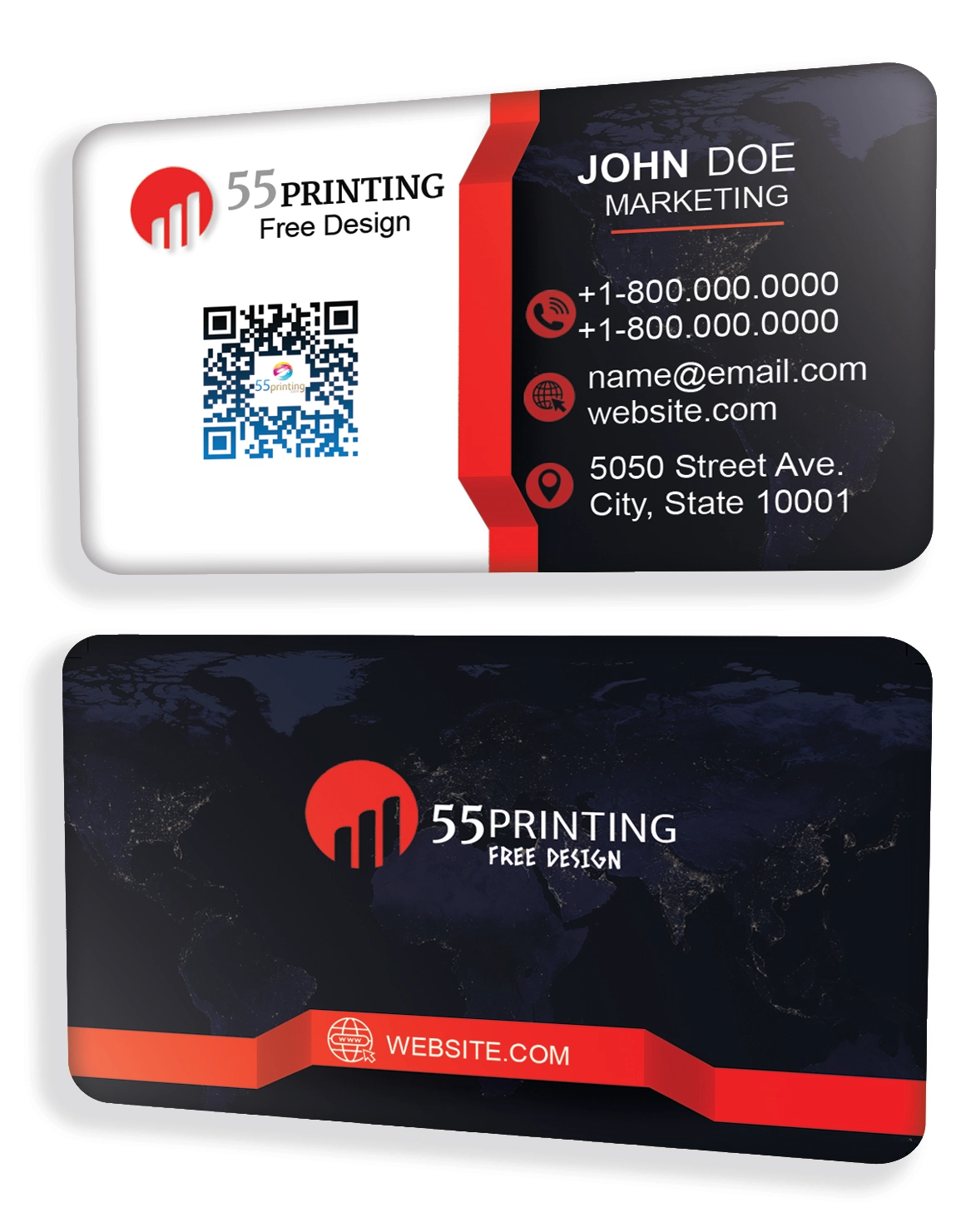 Creative Multi-Color Square Template