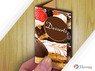 Budget Mini Menus Printing | FREE Design Setup, Fix & Proof